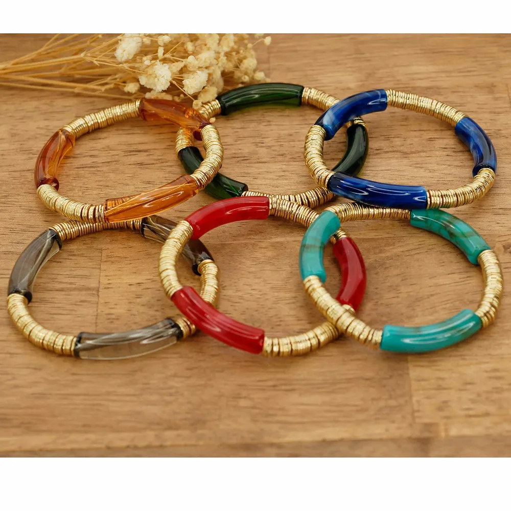 Jewelry - Steel and Turquoise Multirow Bracelet - MERVEILLES DU MONDE BIJOUX