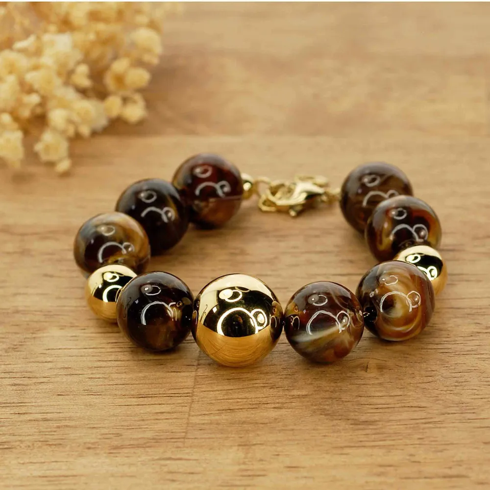 Jewelry - Two-Tone Earrings - MERVEILLES DU MONDE BIJOUX