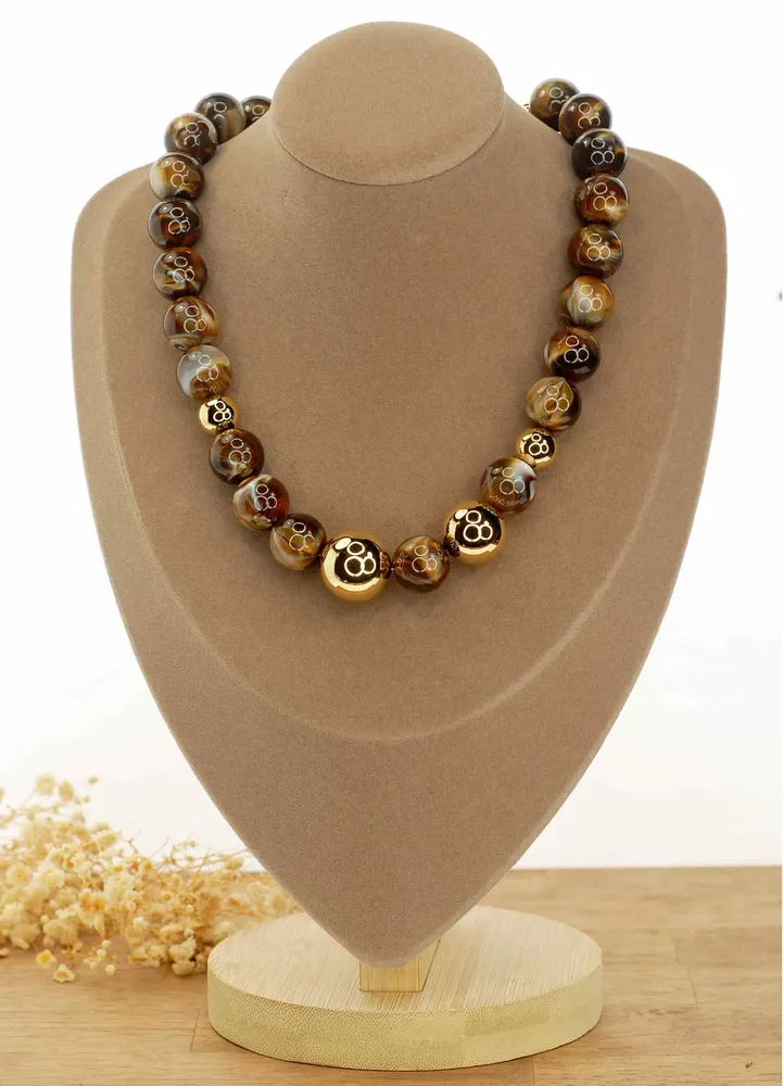 Jewelry - Two-Tone Earrings - MERVEILLES DU MONDE BIJOUX