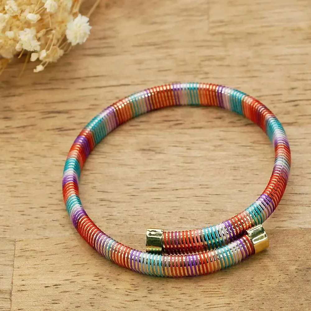 Jewelry - Two-Tone Earrings - MERVEILLES DU MONDE BIJOUX