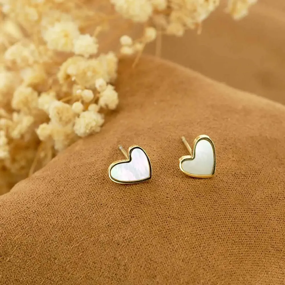 Jewelry - Two-Tone Earrings - MERVEILLES DU MONDE BIJOUX
