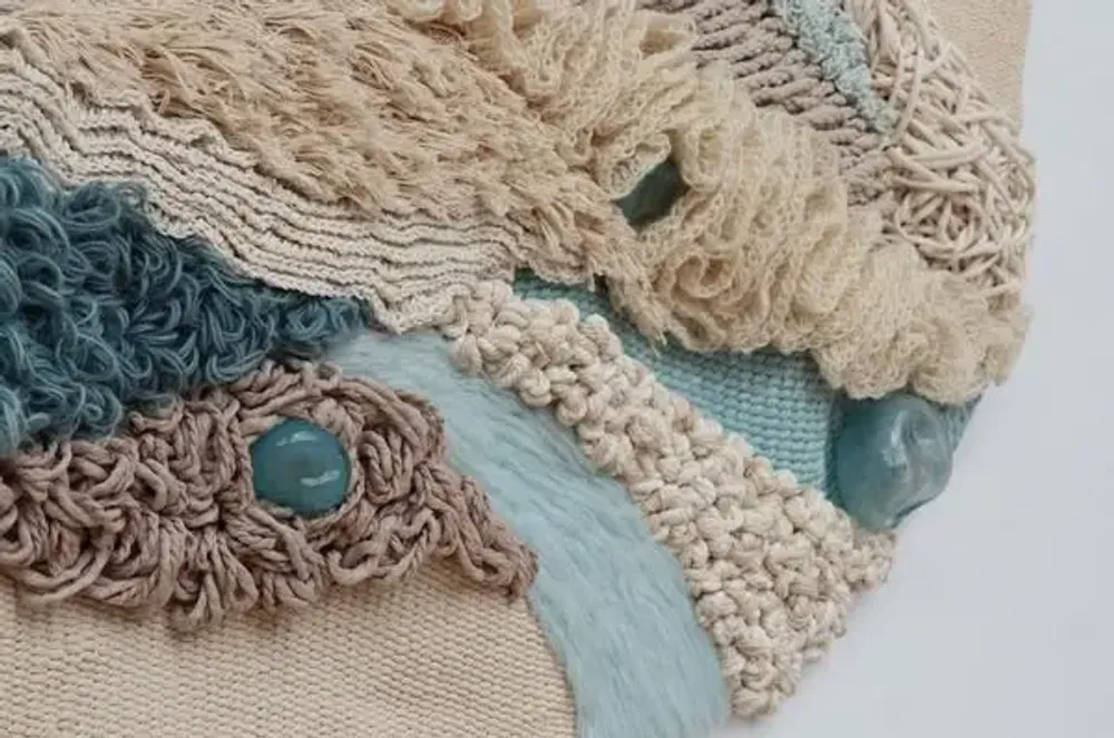 Design carpets - Tapestry "Tourbillon" - TAKE SOME ROPE / GALERIE SANA MOREAU