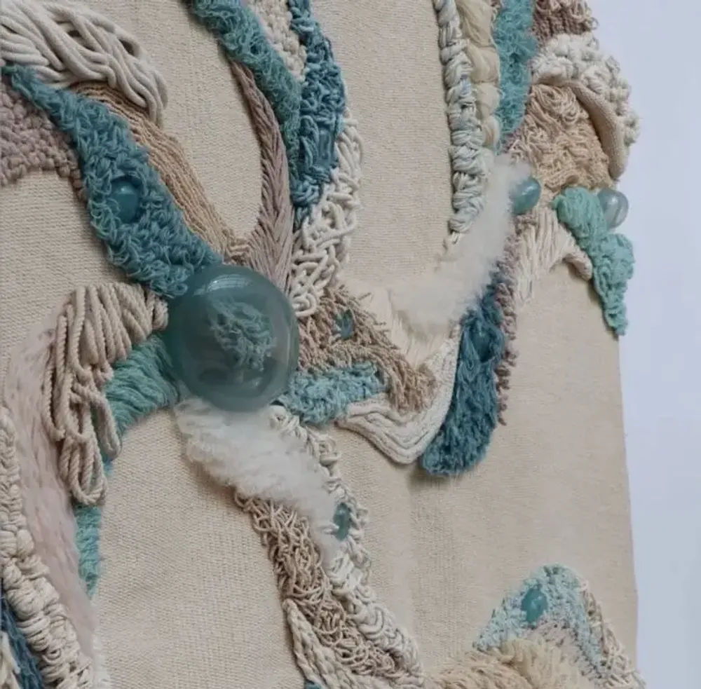 Design carpets - Tapestry "Tourbillon" - TAKE SOME ROPE / GALERIE SANA MOREAU