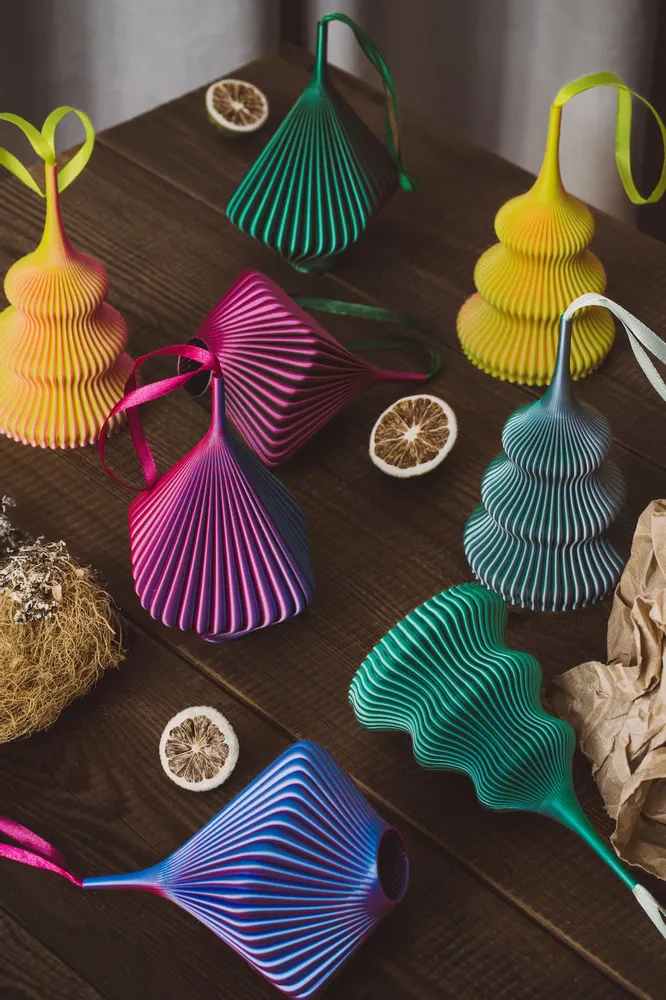Guirlandes et boules de Noël - Ornaments Set - Bloz & Zayl Blend - Watermelon - SHEYN