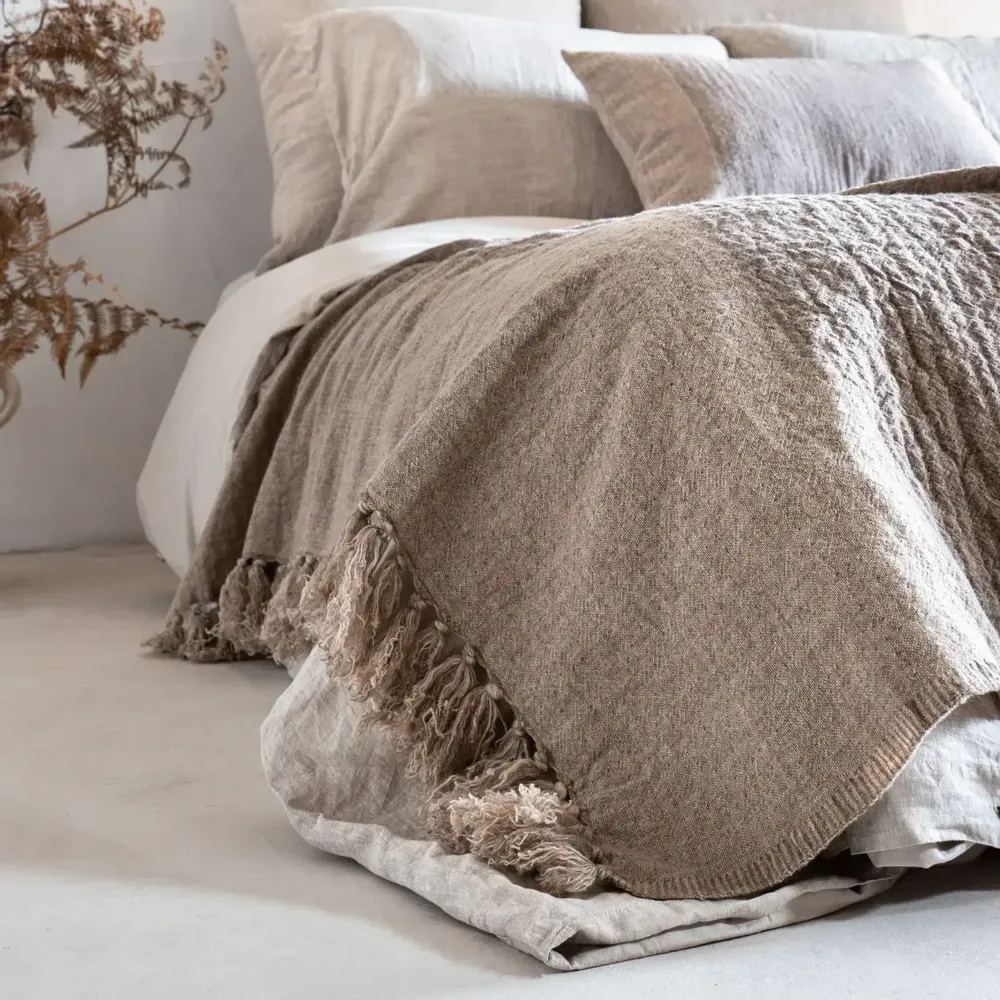 Throw blankets - Throw PERLA 140x220cm - BED AND PHILOSOPHY