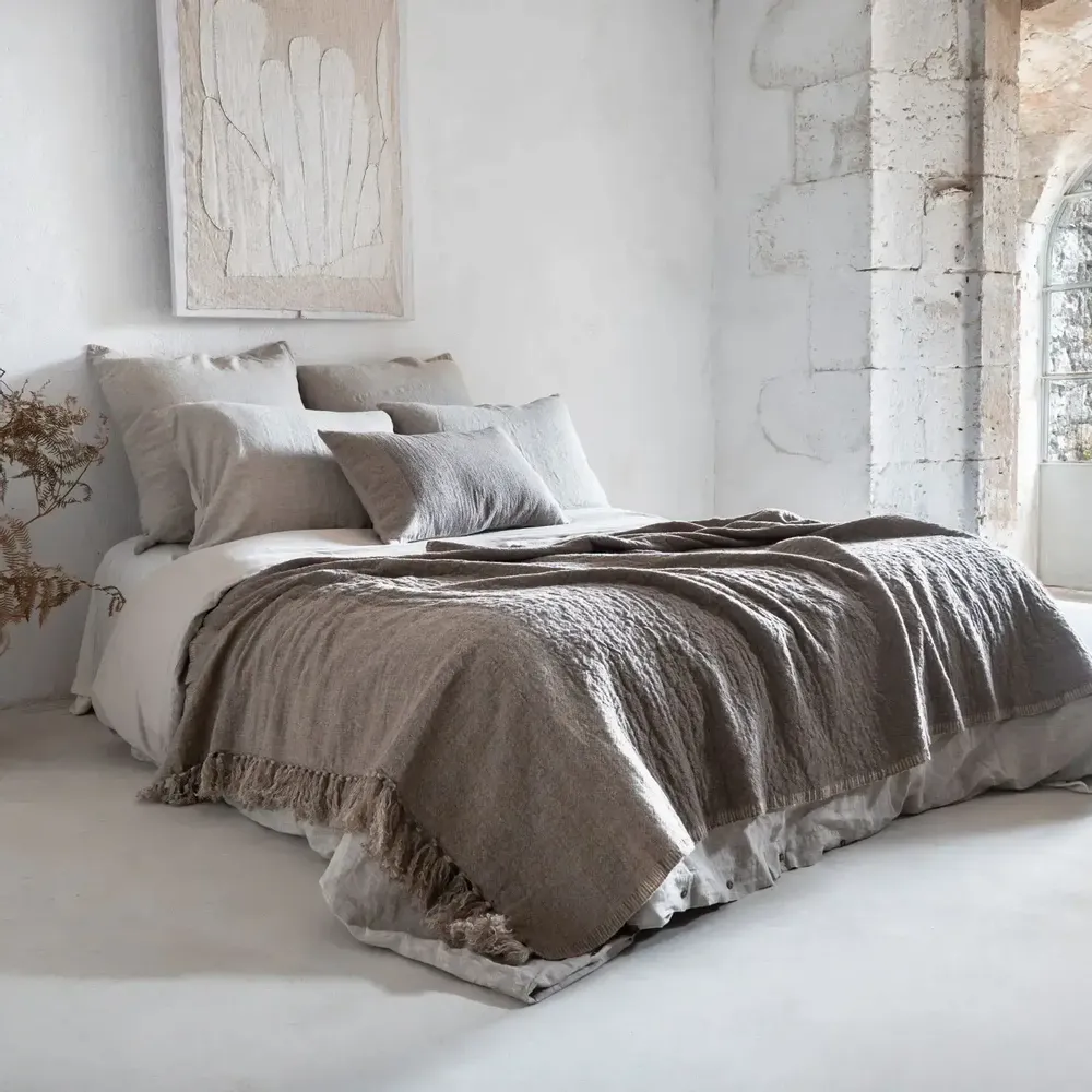 Throw blankets - Throw PERLA 140x220cm - BED AND PHILOSOPHY