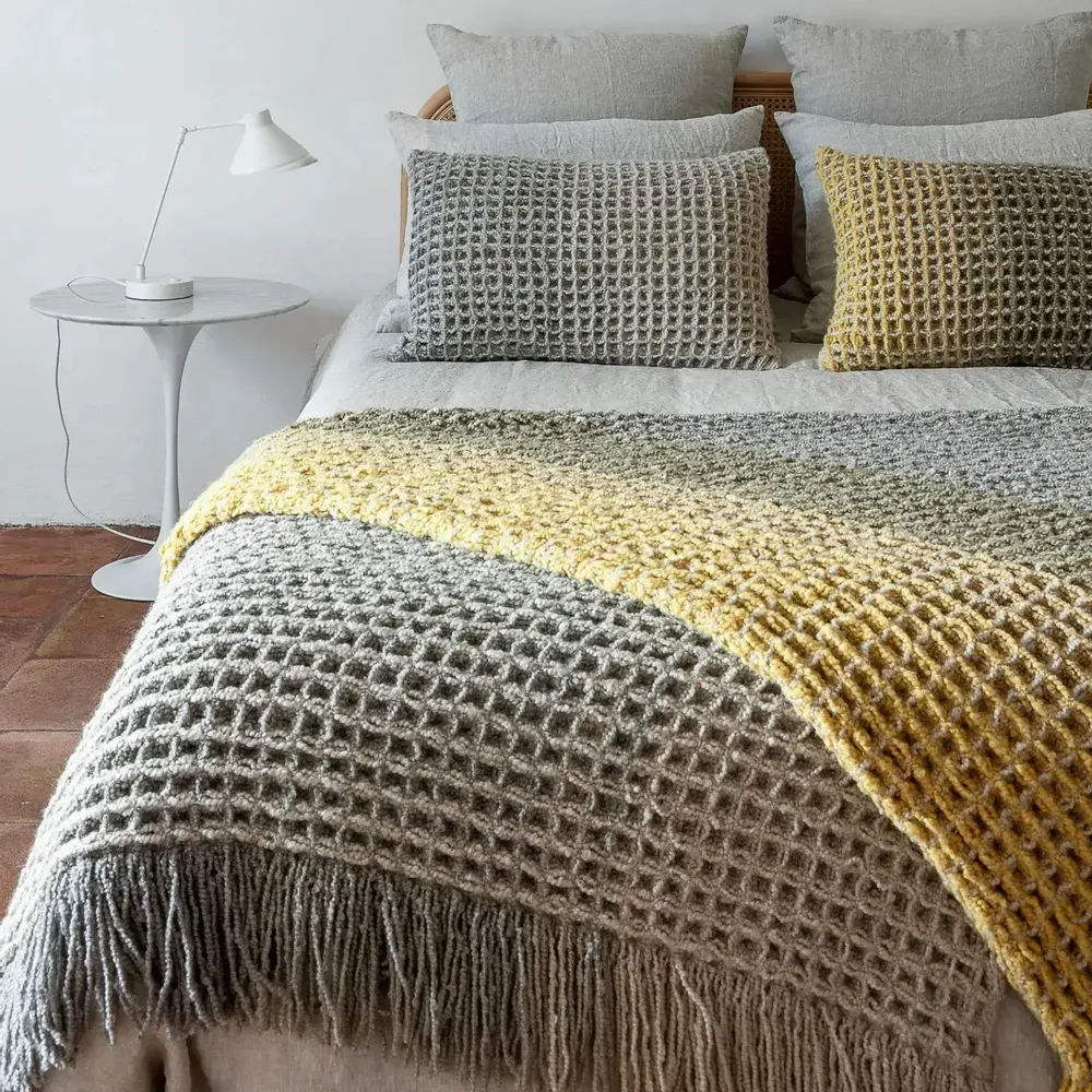 Throw blankets - Throw GOODMOON 140x200cm - BED AND PHILOSOPHY