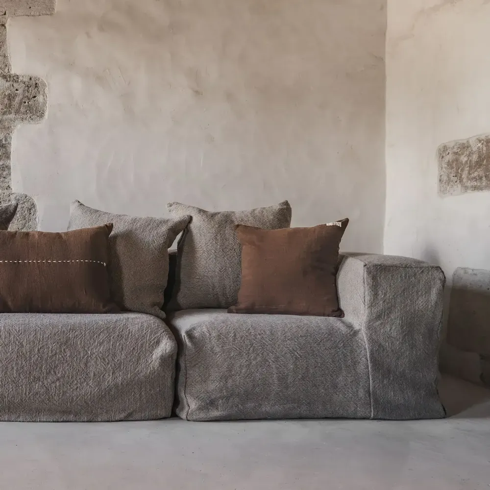 Cushions - Cushion cover CROSS 50x50cm - BED AND PHILOSOPHY