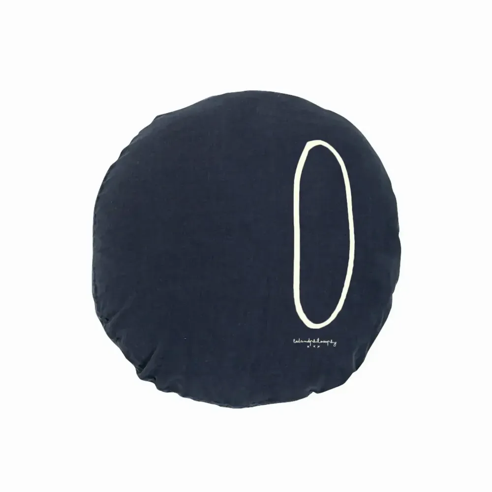 Cushions - Cushion cover SHININGTYPO0 D63cm - BED AND PHILOSOPHY