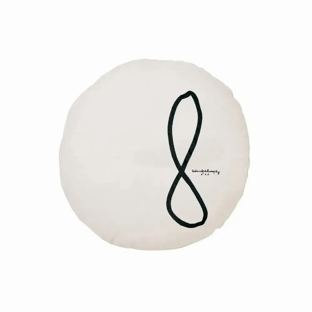 Coussins - Housse de coussin SHININGTYPO8 D63cm - BED AND PHILOSOPHY