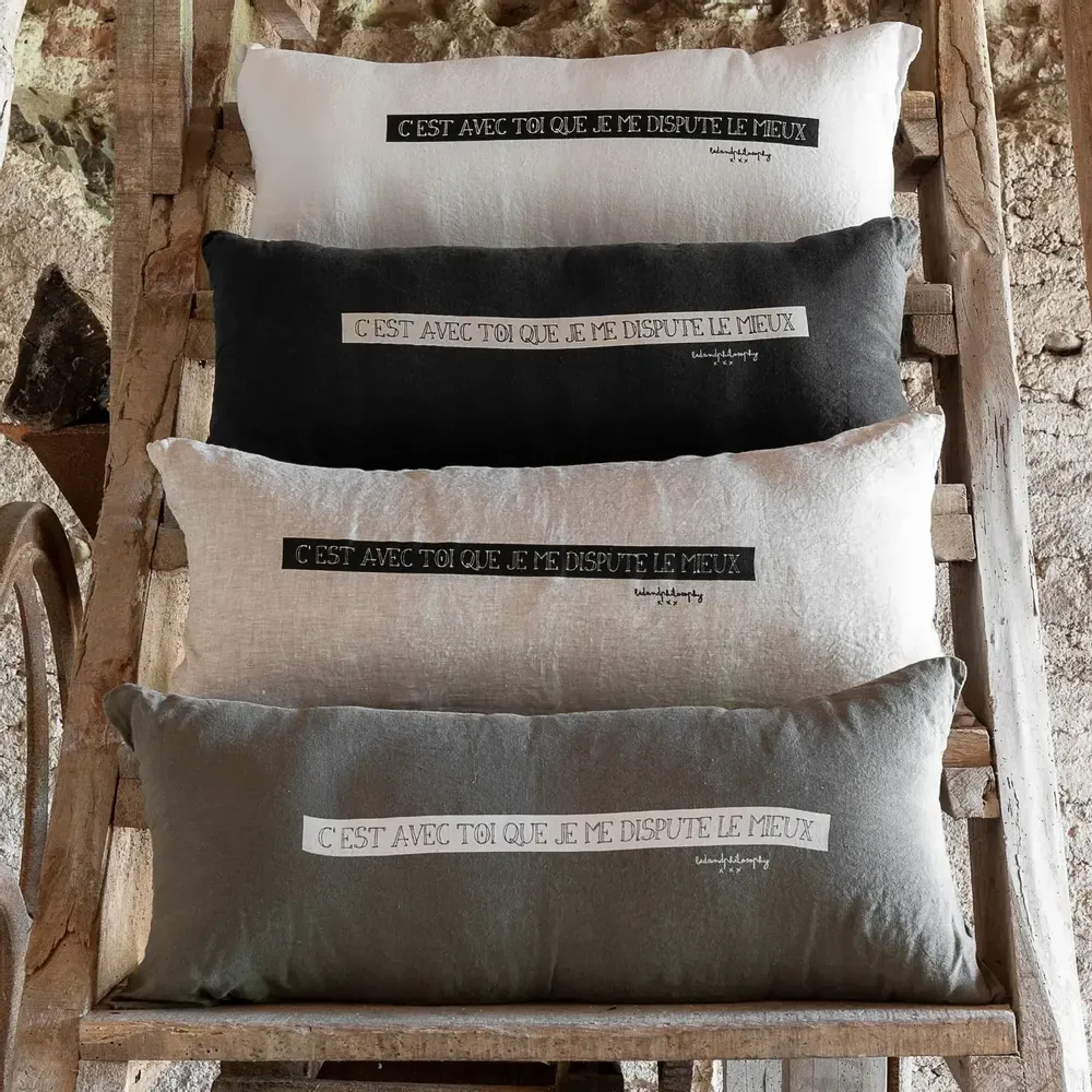 Cushions - Cushion cover SMOOTHIE 30x70cm - BED AND PHILOSOPHY