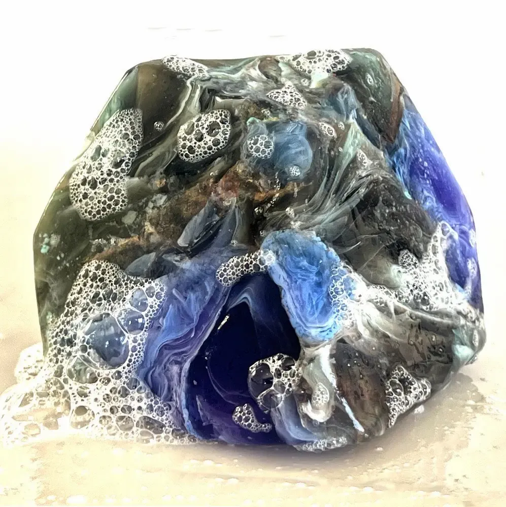 Savons - Savon SoapRocks Azurite Malachite 170 gr - SOAPROCKS