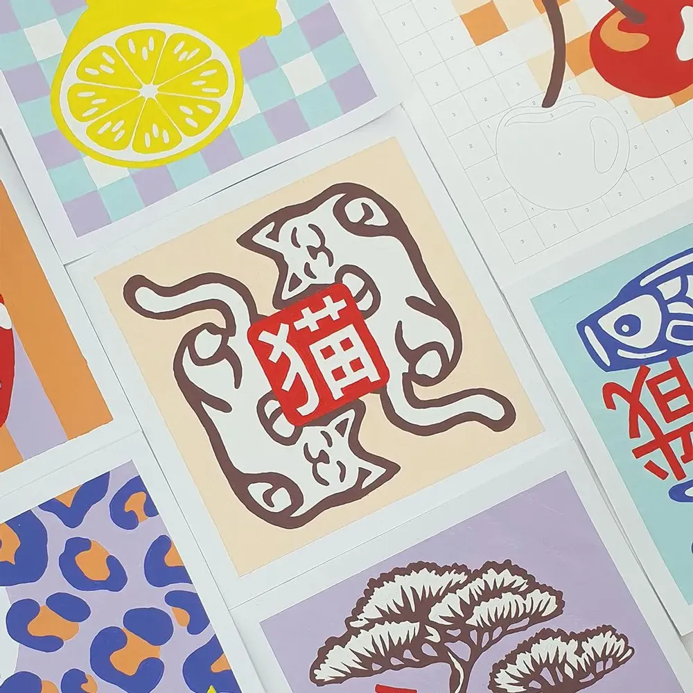 Gifts - Paint by numbers kits - FUKURI