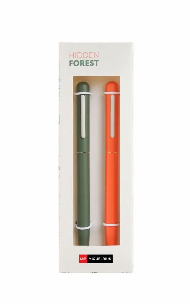 Papeterie bureau - Collection Hidden Forest, présentoir 29 pièces - accessoires papeterie - APLI MIQUELRIUS