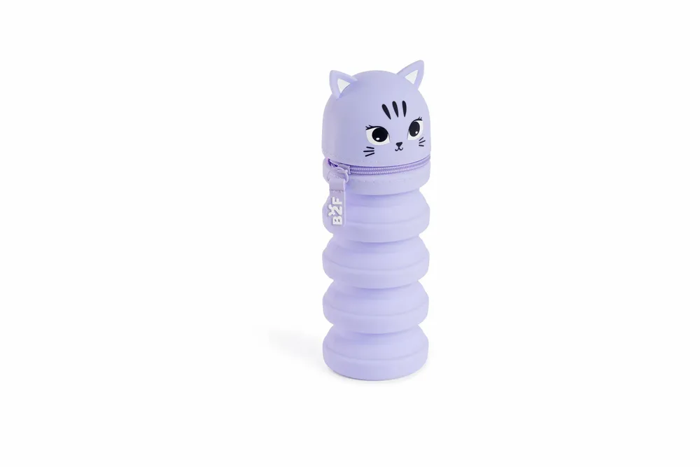 Autres fournitures bureau - 12 Trousses silicone Growing Pets, 2 en 1 : trousse & pot à crayons - APLI MIQUELRIUS