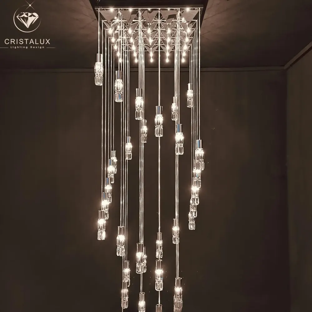 Ceiling lights - 725 Modern Chandelier - CRISTALUX  LIGHTING DESIGN