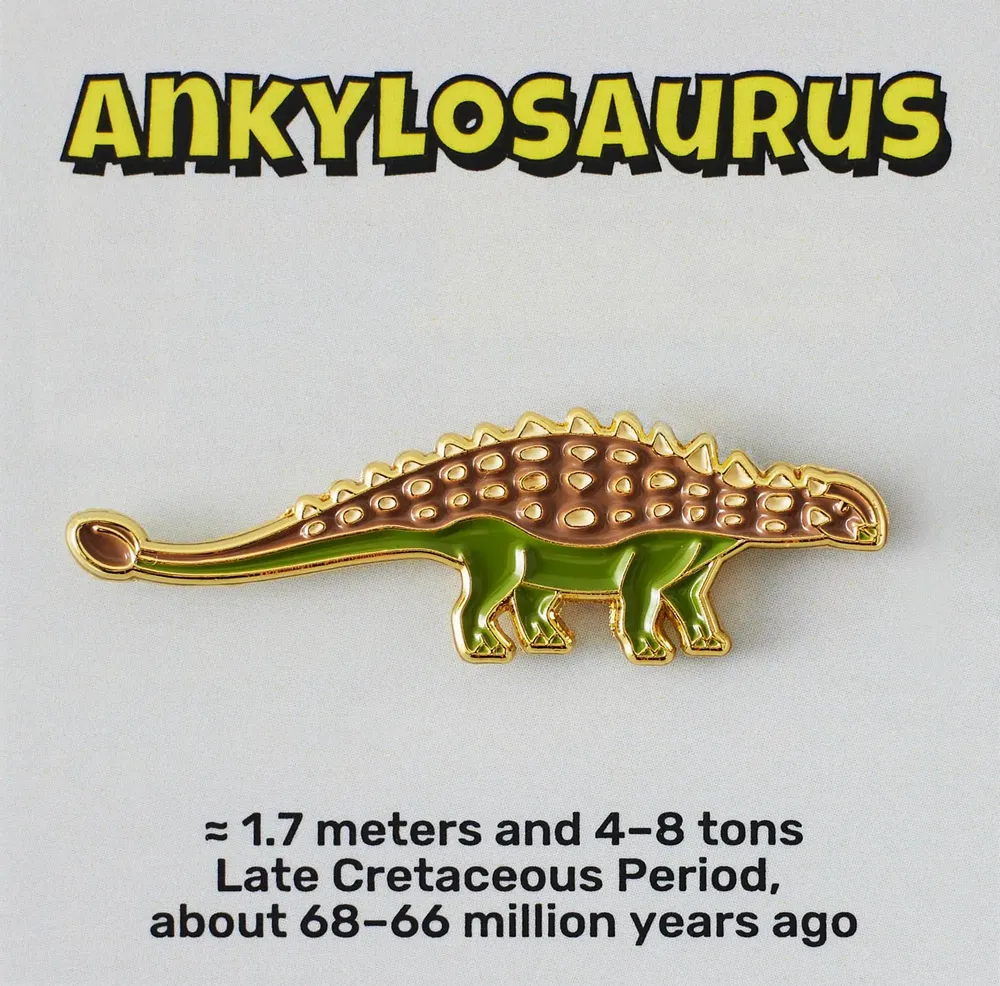 Brooches - Pin Ankylosaurus - PINPINPIN.IT