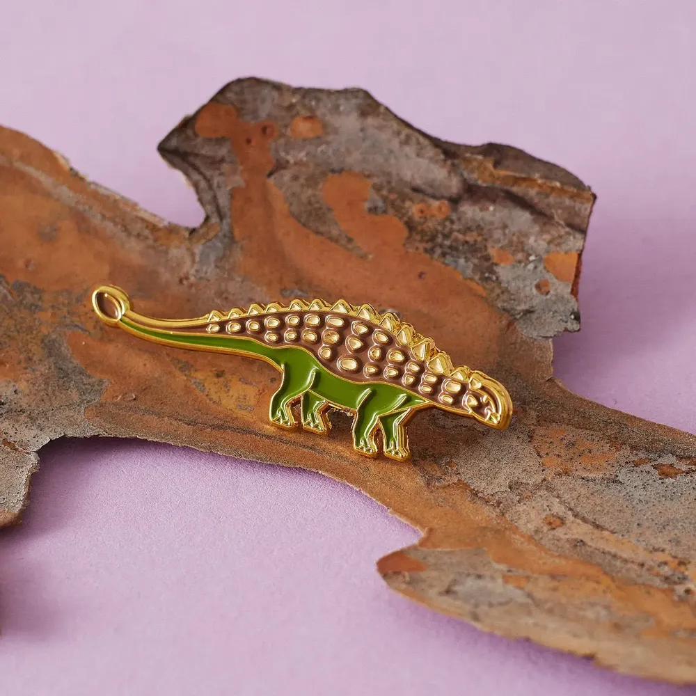 Brooches - Pin Ankylosaurus - PINPINPIN.IT