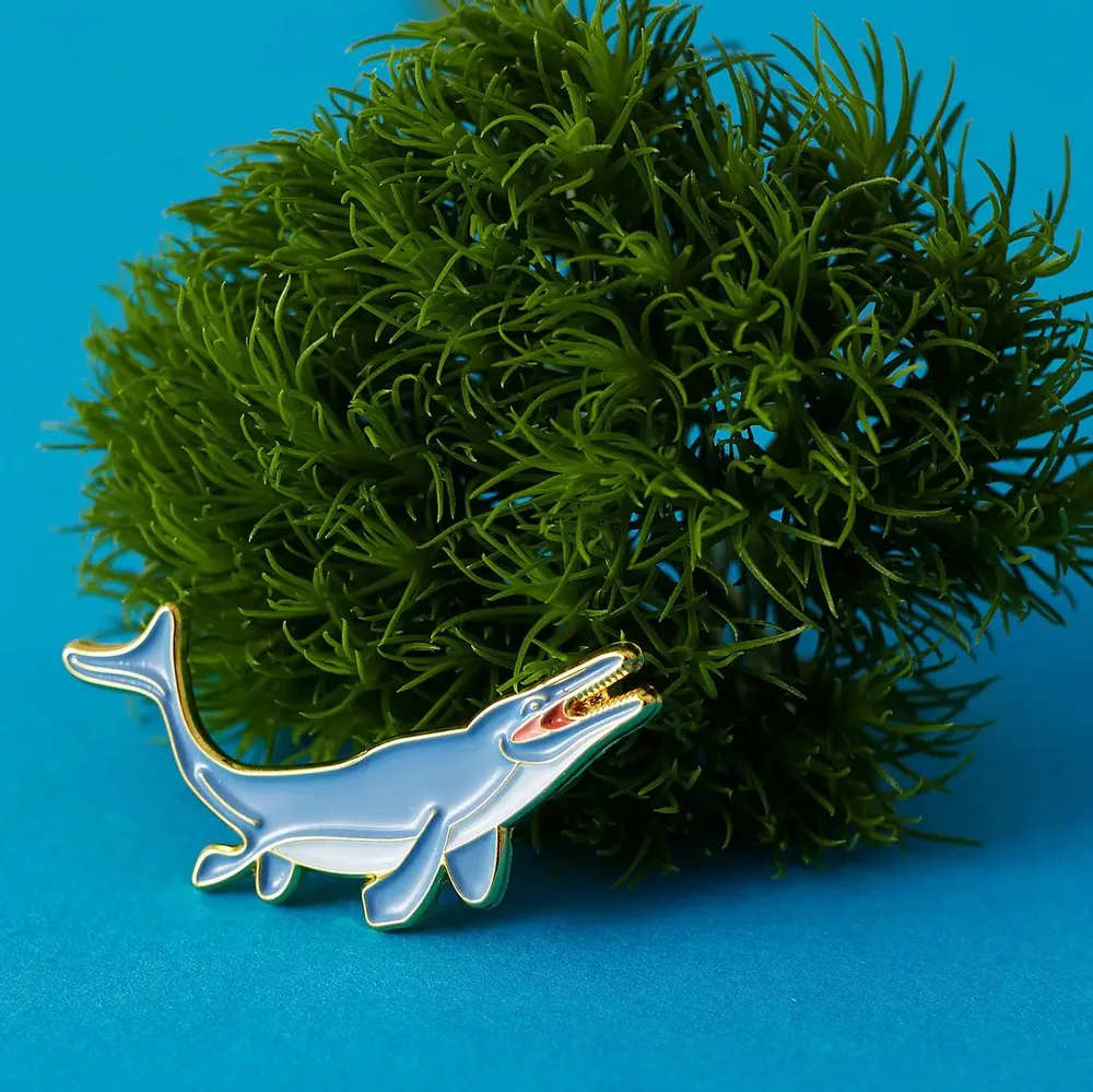 Brooches - Pin Mosasaurus - PINPINPIN.IT