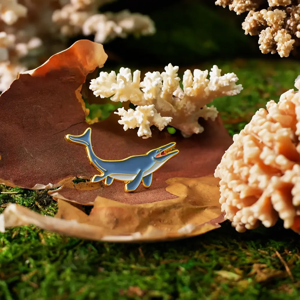 Brooches - Pin Mosasaurus - PINPINPIN.IT