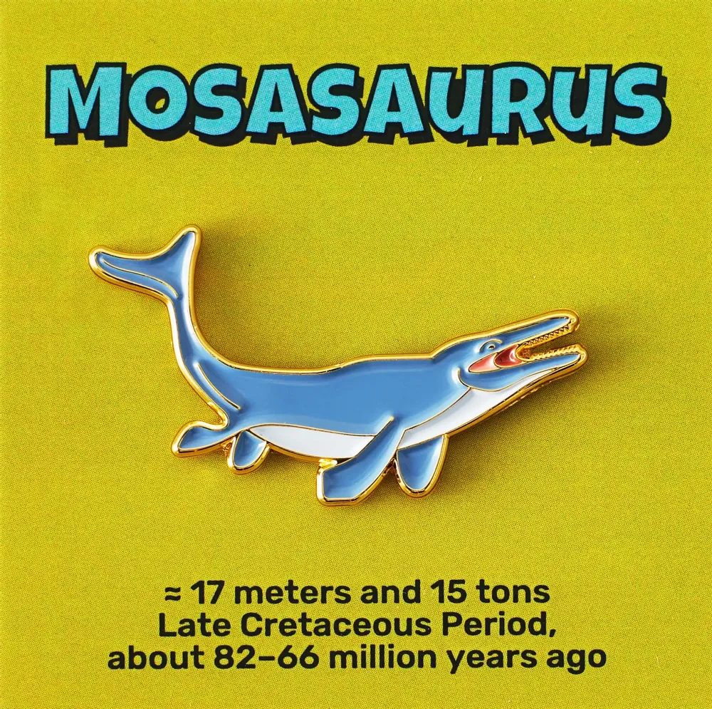 Brooches - Pin Mosasaurus - PINPINPIN.IT