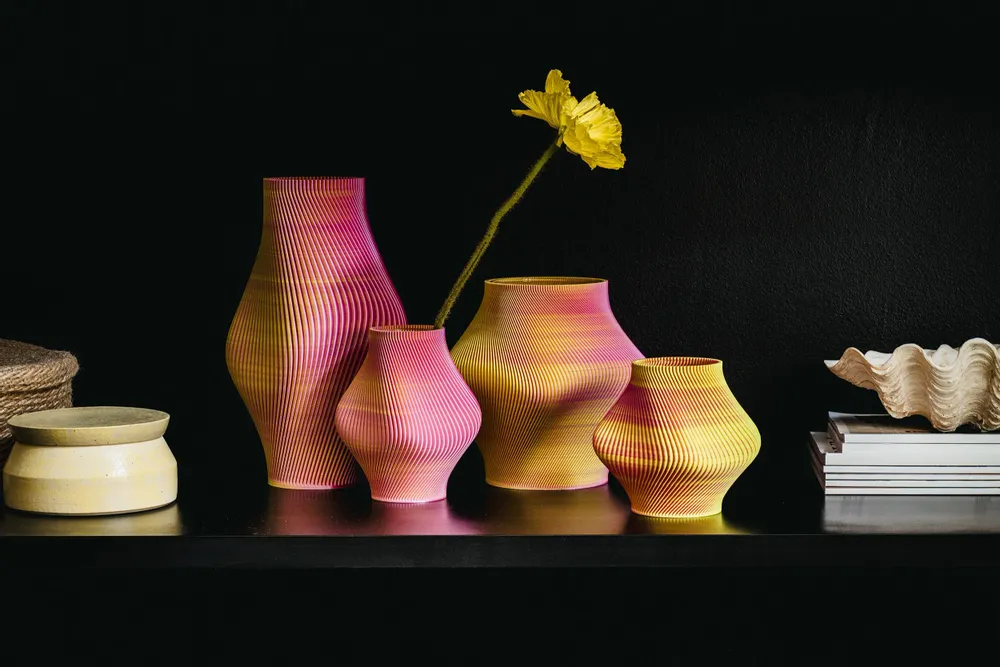 Vases - Vase Bloz 16 Blend - Cotton Candy - SHEYN