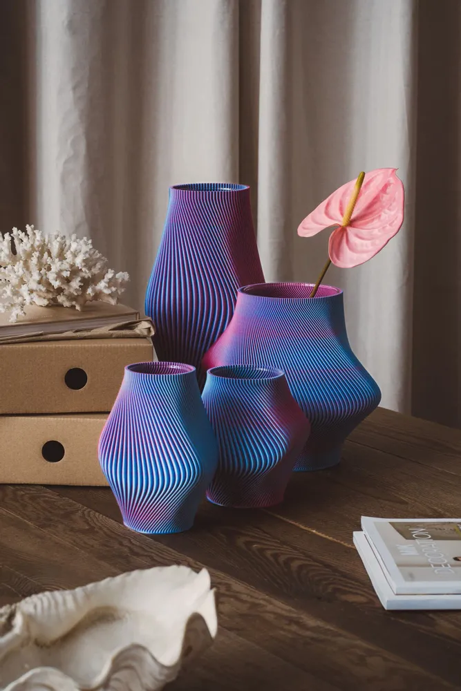 Vases - Vase Bloz 20 Blend - Bubblegum - SHEYN