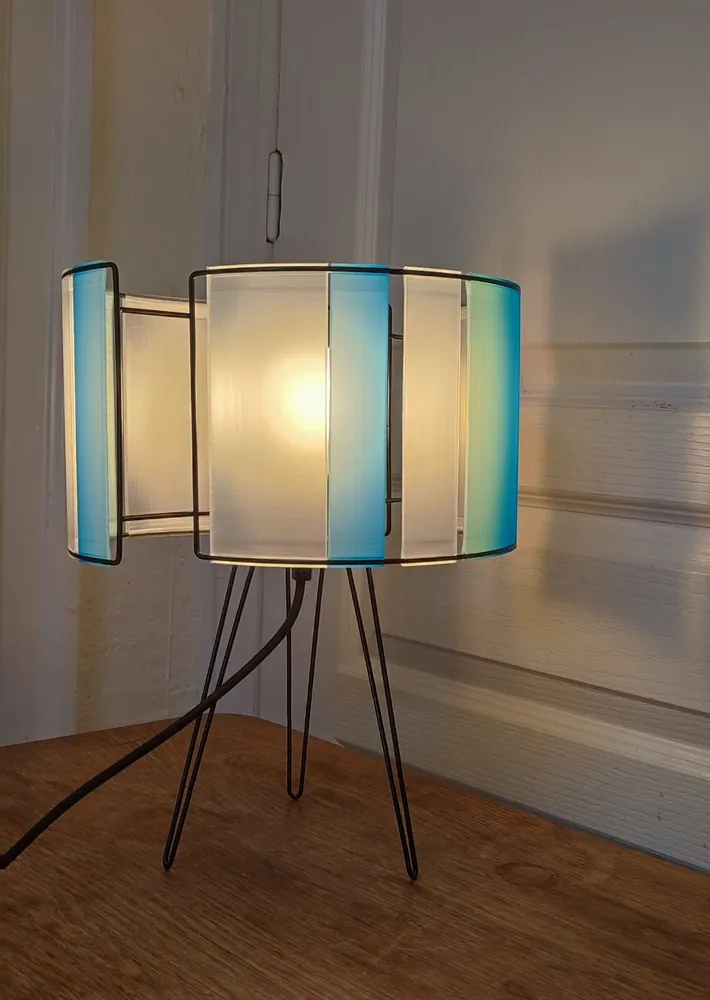 Blinds - MULTICOLORED SHELL LAMP - ZARALOBO
