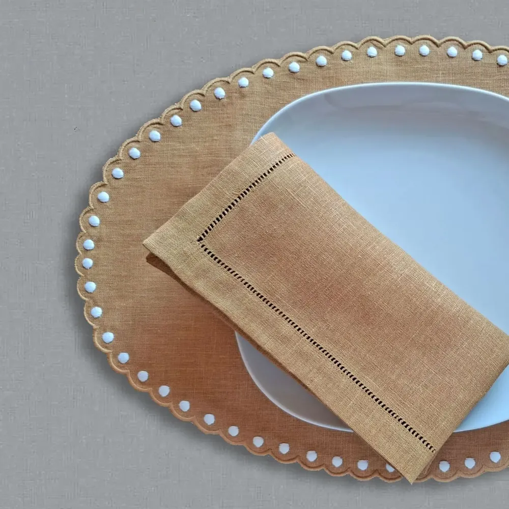 Sets de table - NAPPERON EN LIN DOTS - LA CUCA