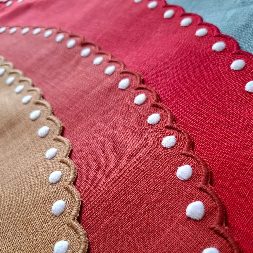 Sets de table - NAPPERON EN LIN DOTS - LA CUCA