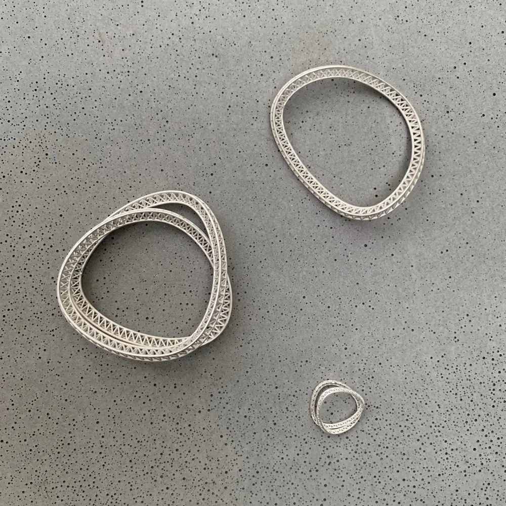 Bracelets - Structure Series silver jewelry - LINKUNIT