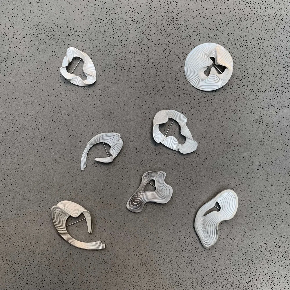 Bijoux - Bijoux en argent de la série Ligne de niveau - LINKUNIT
