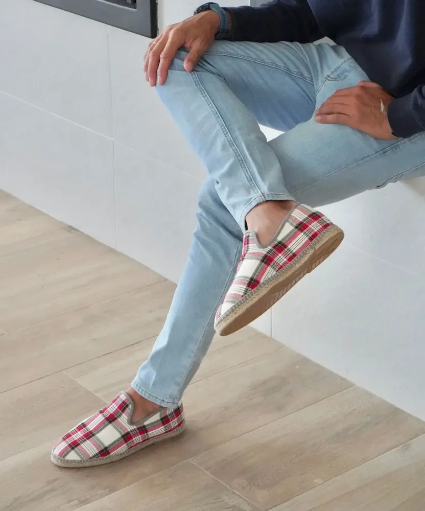 Loungewear - Iconic French Charentaise – pure wool, hand-stitched jute sole - ATELIER COSTÀ