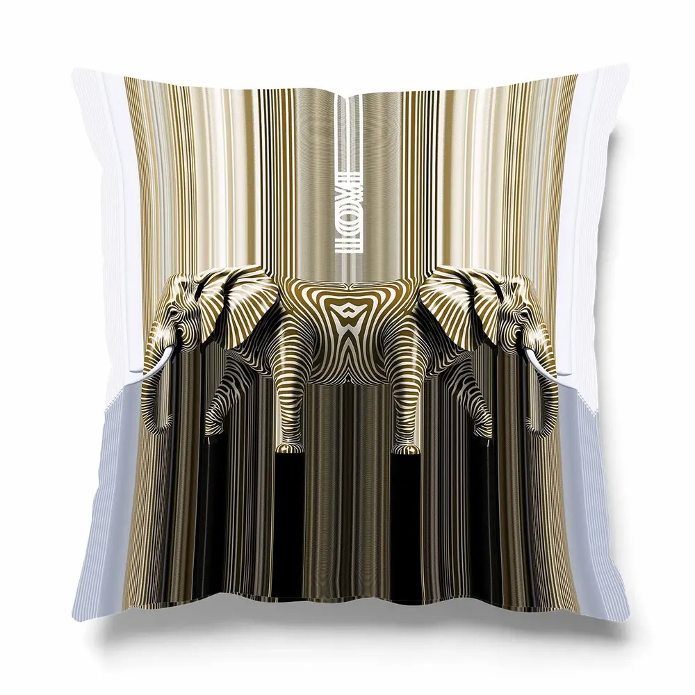Accessoires de déco extérieure - COUSSIN ZEBRILLUSION - LOVE BY MILSHTEIN