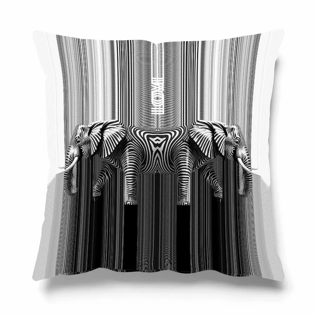 Accessoires de déco extérieure - COUSSIN ZEBRILLUSION - LOVE BY MILSHTEIN