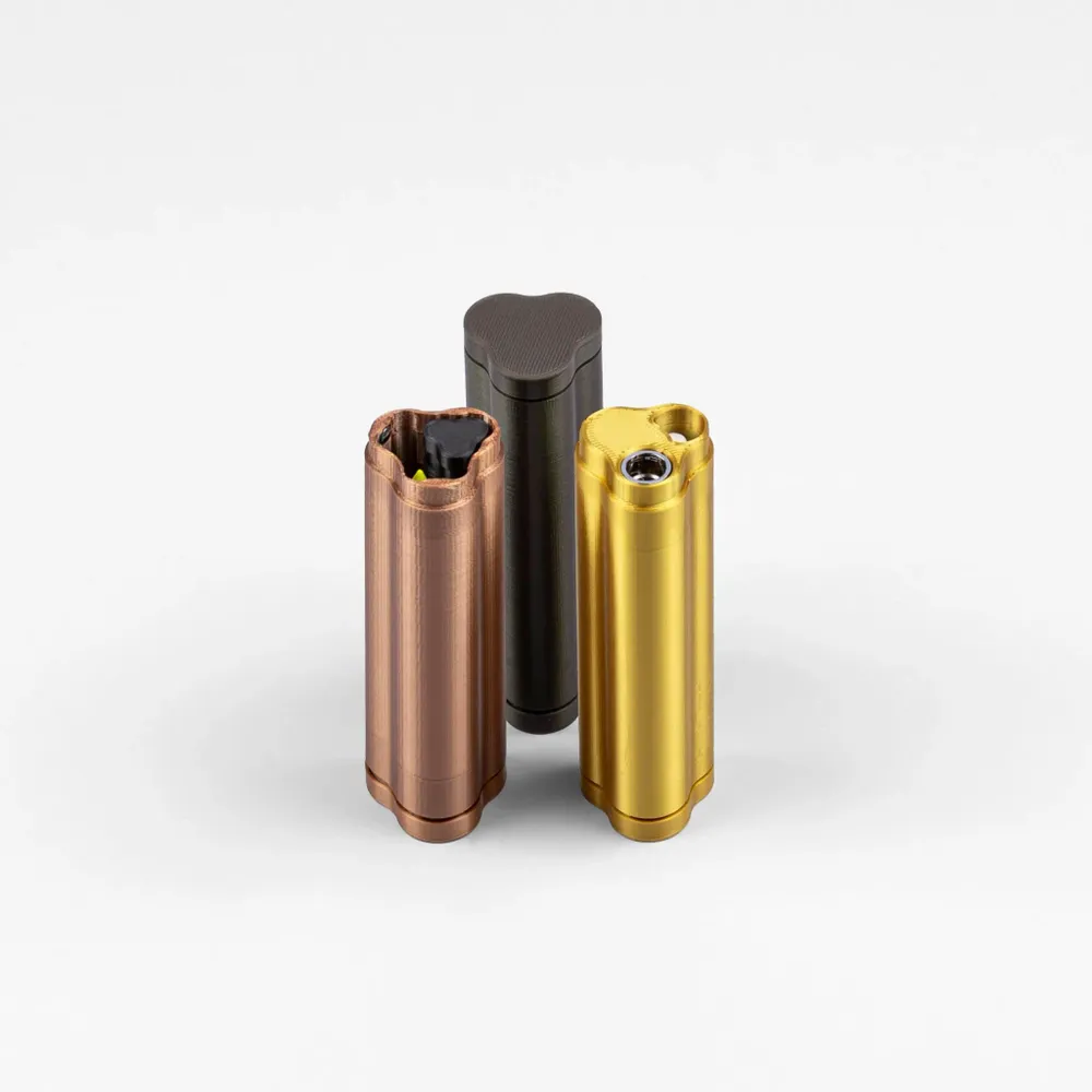 Stationery - Portable creative case TRILObyME with refills (Gold, Incense, Myrhh) - EGOUNDESIGN