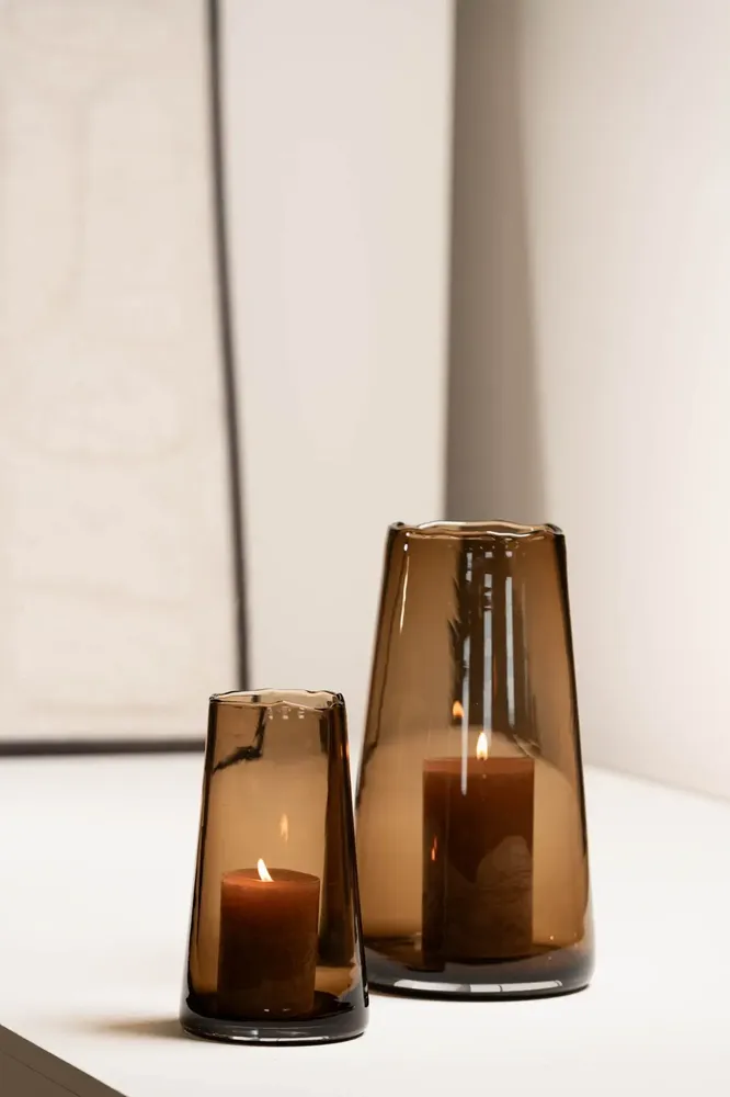 Verre d'art - Vases en verre soufflé bouche - DEKOCANDLE