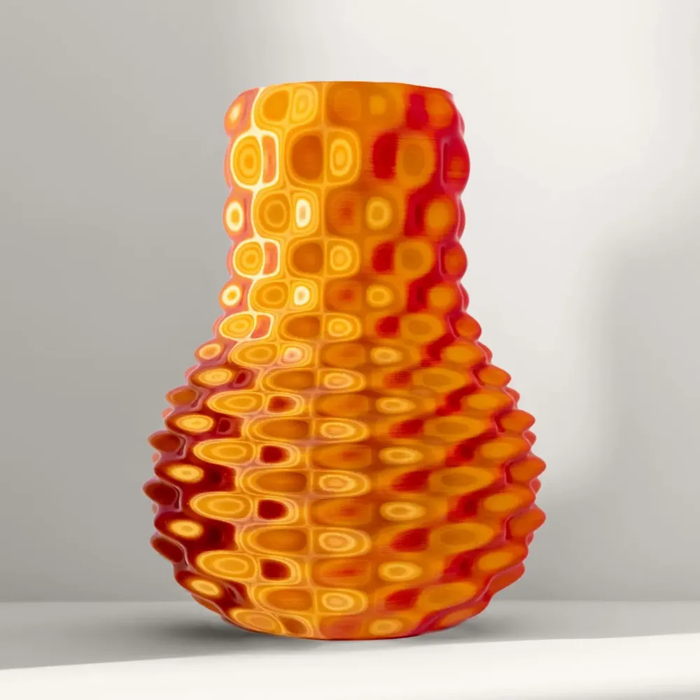 Vases - Hypno Vase – Sculptural 3D-printed design - AEREA STUDIO