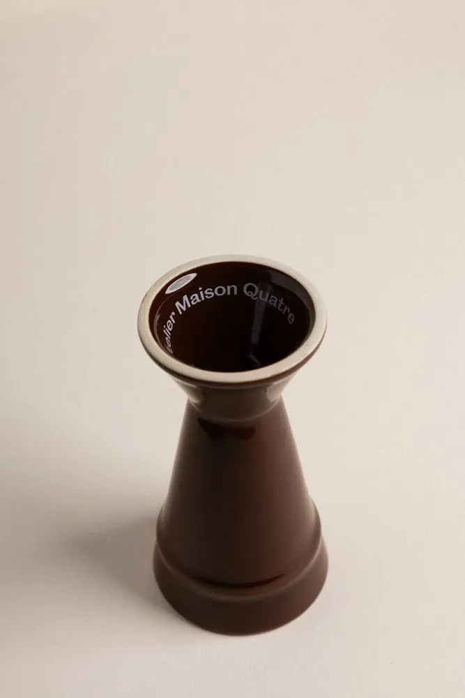 Decorative objects - Nouveau Mazagran - Nude - Minimalist stoneware coffee cup, reinvented - ATELIER MAISON QUATRE