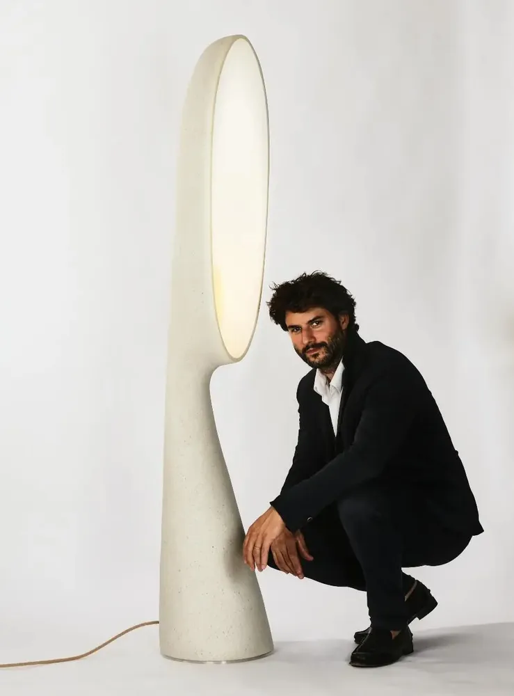 Lampadaires - Amba – Lampe sculpturale - HENRI DEJEANT