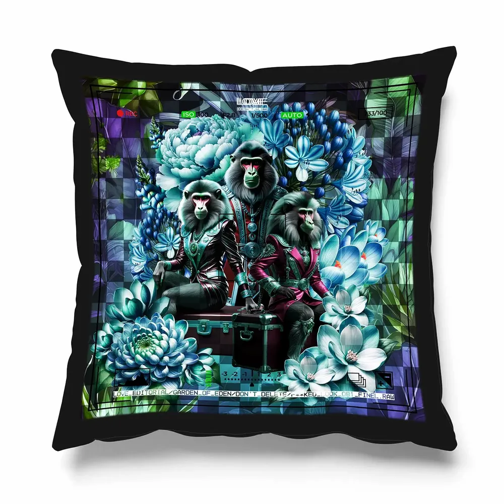 Accessoires de déco extérieure - COUSSIN APE-TITUDE - LOVE BY MILSHTEIN