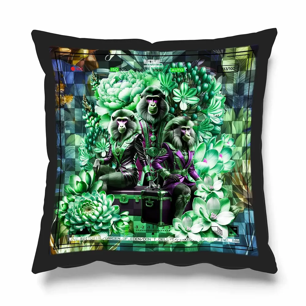 Accessoires de déco extérieure - COUSSIN APE-TITUDE - LOVE BY MILSHTEIN