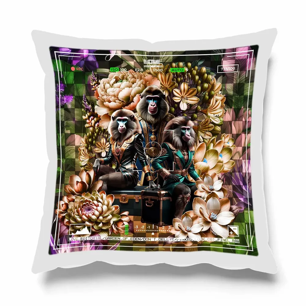 Accessoires de déco extérieure - COUSSIN APE-TITUDE - LOVE BY MILSHTEIN