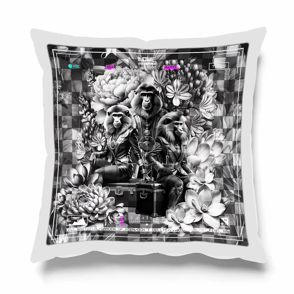 Accessoires de déco extérieure - COUSSIN APE-TITUDE - LOVE BY MILSHTEIN