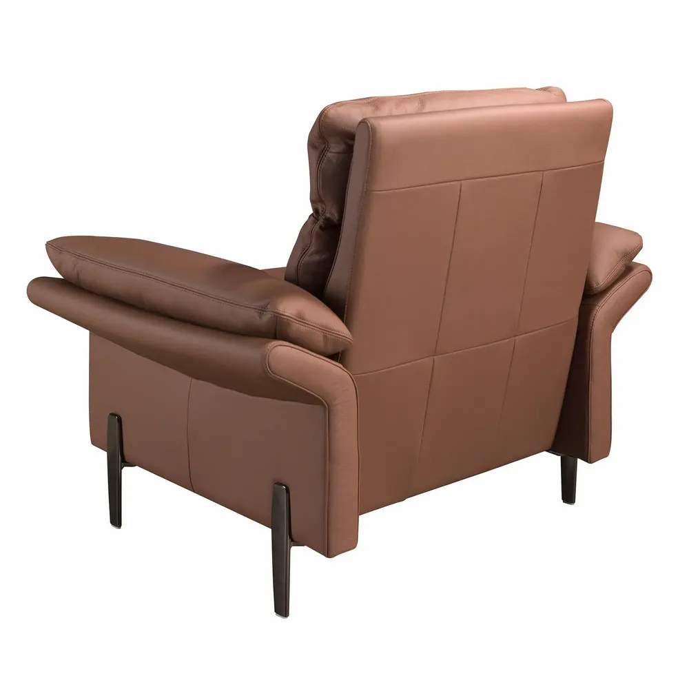 Fauteuils - Fauteuil en cuir marron - ANGEL CERDÁ
