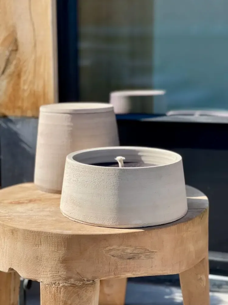 Accessoires de déco extérieure - Bougies d'extérieurs coulées à la main. - DEKOCANDLE