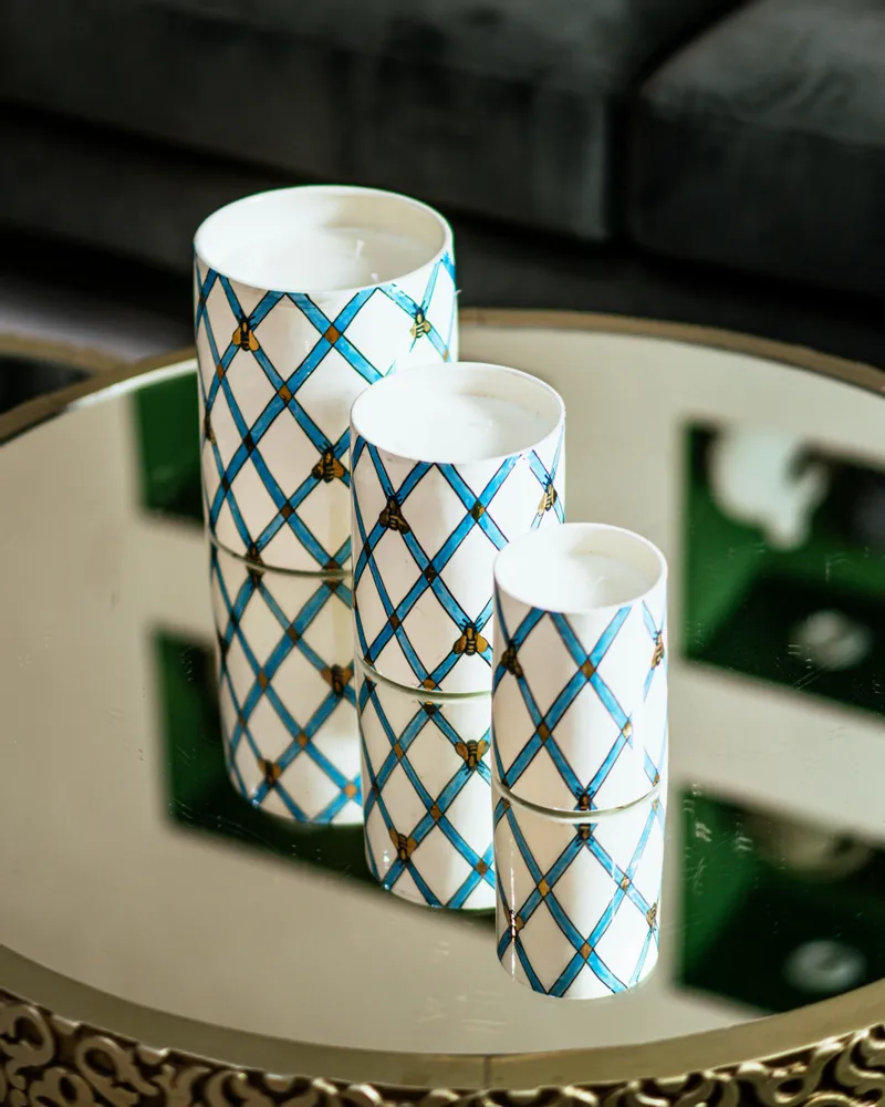 Decorative objects - BEEPATTERN JARS - NOUR BOUGIE