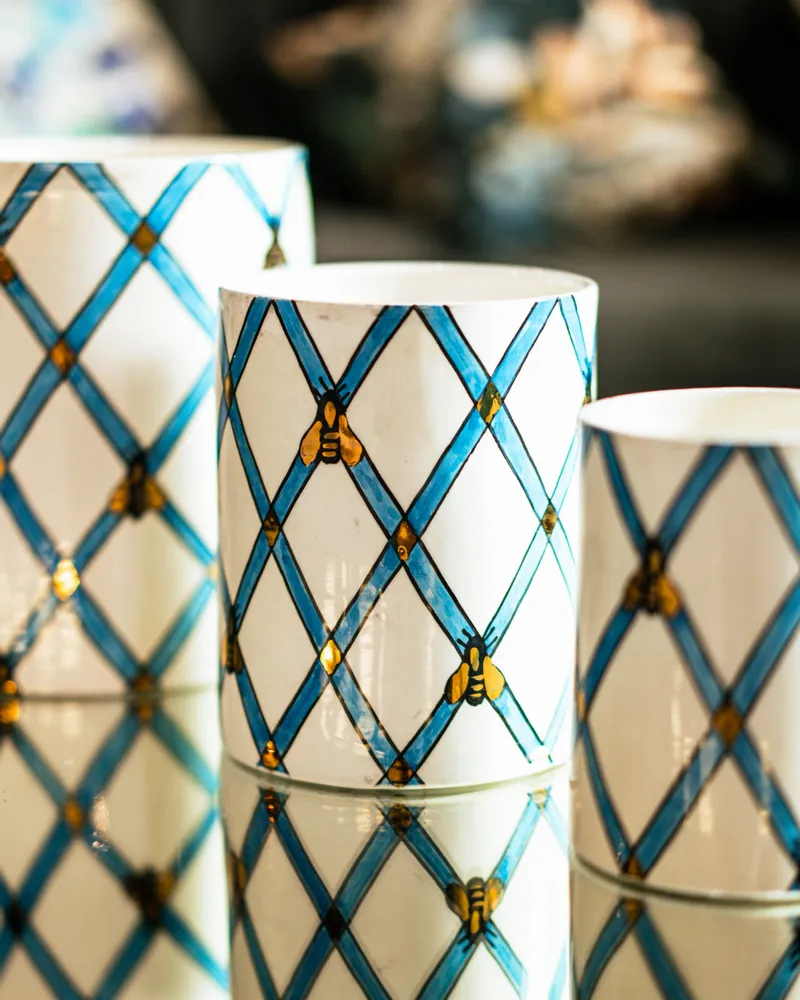 Decorative objects - BEEPATTERN JARS - NOUR BOUGIE