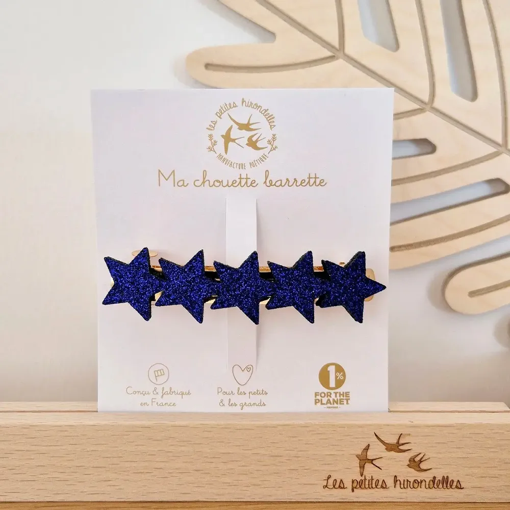 Gifts - Wooden or glitter brooches, clips, keychains and buckles - LES PETITES HIRONDELLES
