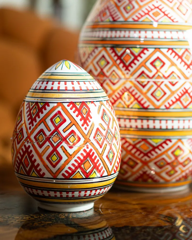 Design objects - ANDALUSIAN FLAME EGG - NOUR BOUGIE